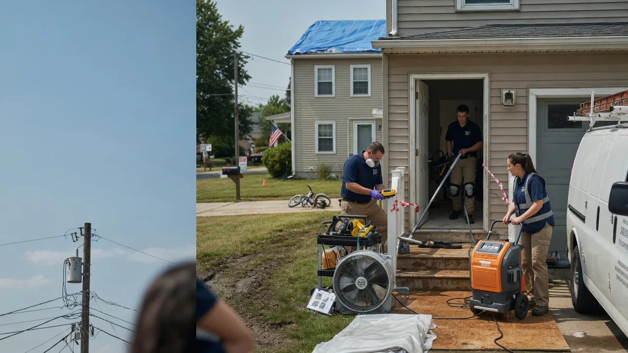 Water Damage Repair in Servia, IN near me